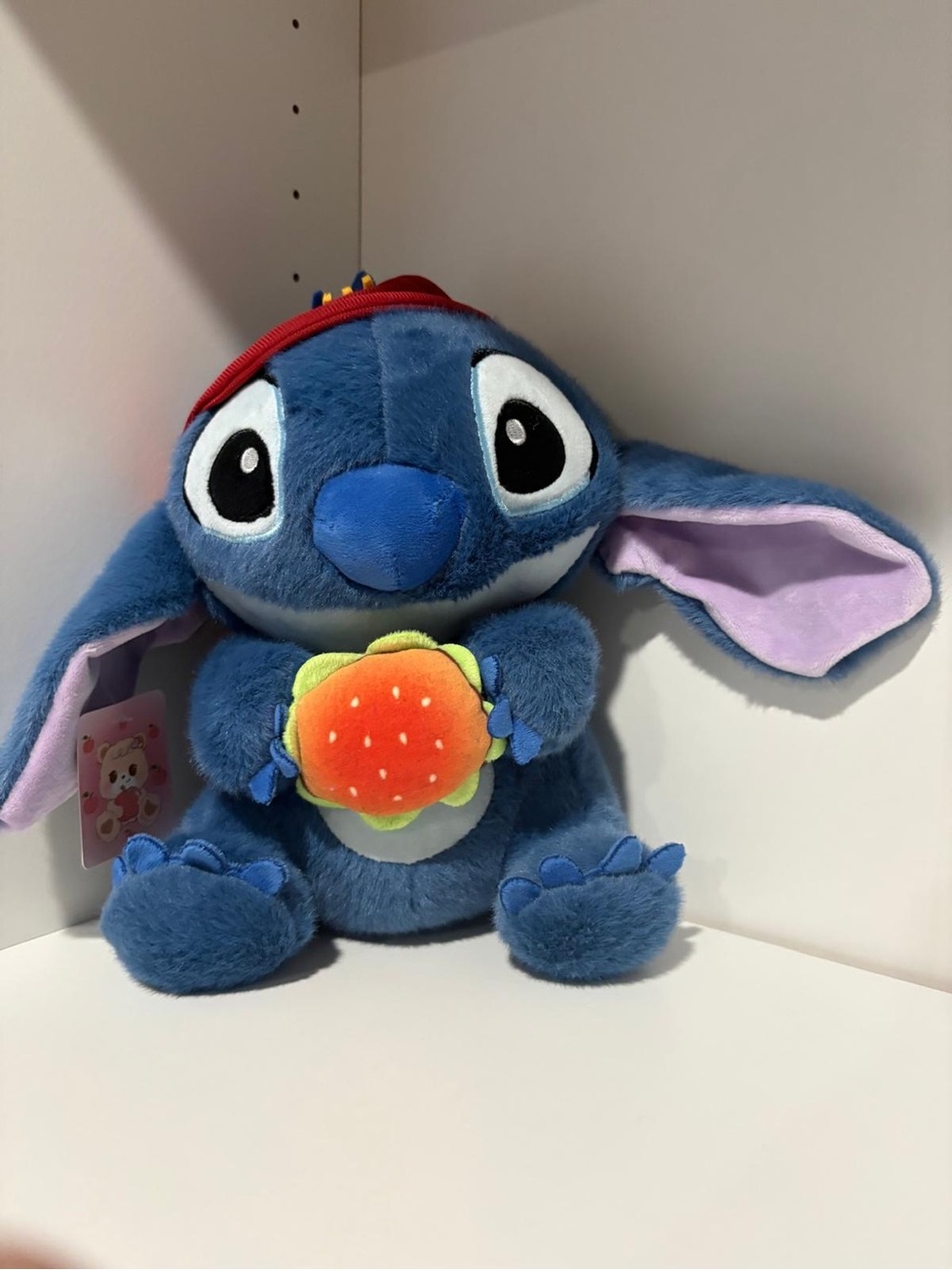 Blue Plush Stitch Toy with Orange Snack Accessory - Kids Toys - New with Tags